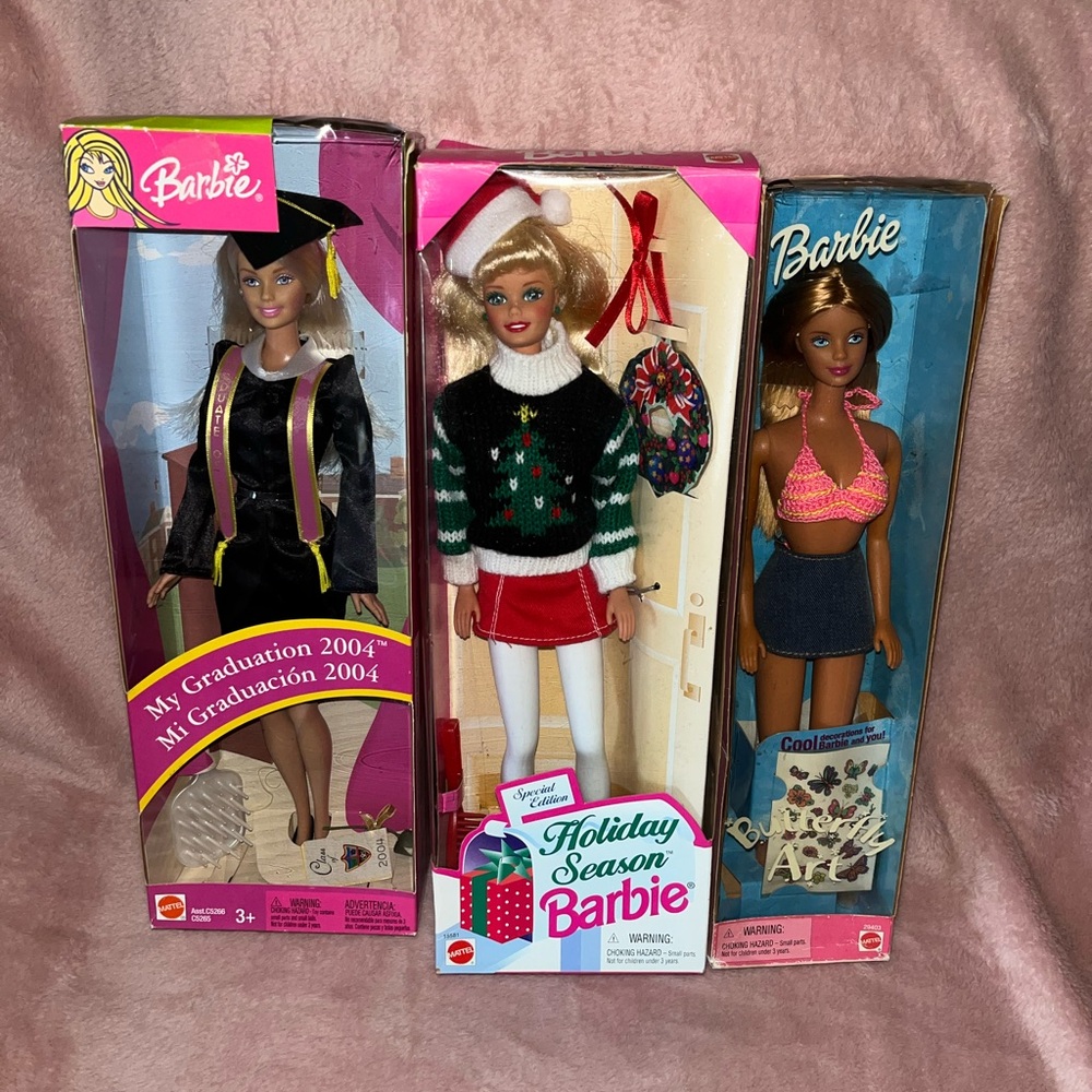 Barbie Butterfly Art, Holiday Season, Graduation 2004